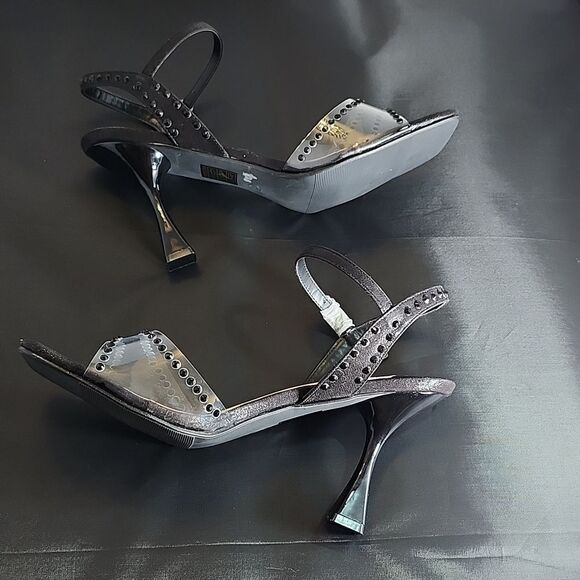 BRAND NEW LADY COUTURE BRANDY RHINESTONE STILETTO HEEL SANDALS G1 - Picture 10 of 16